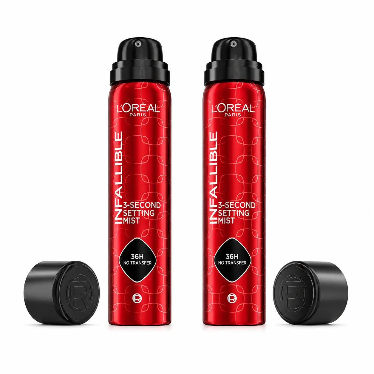 L'Oréal Paris Infaillible 36H Wasser- und ölbeständiges Haltespray, 2er-Pack
