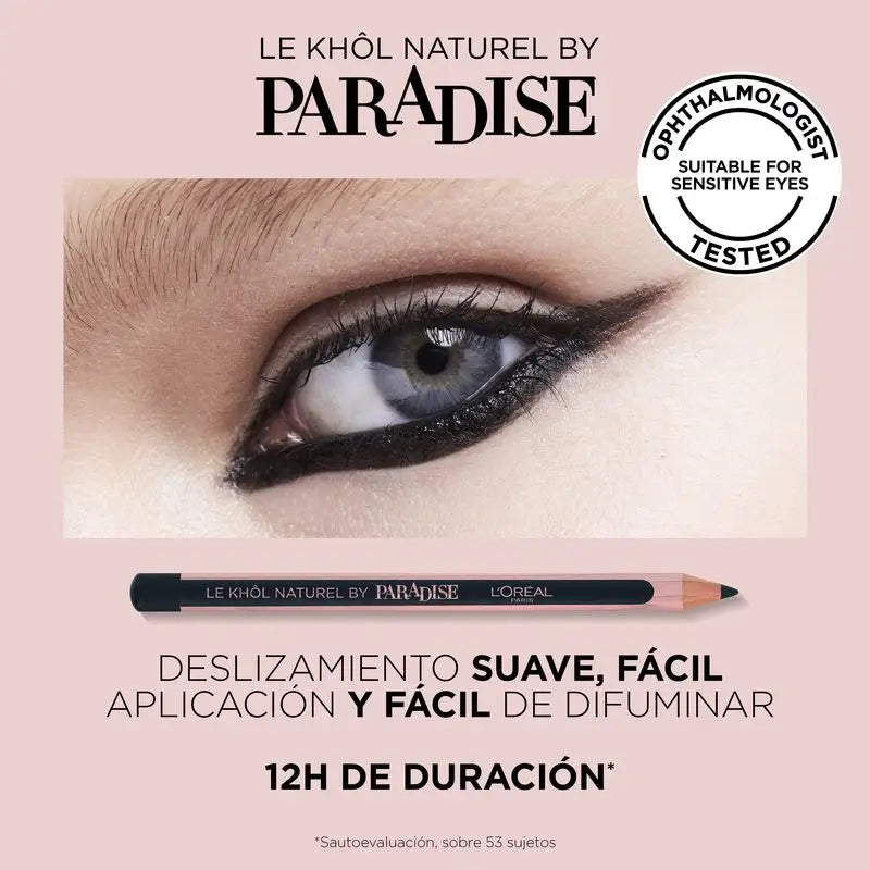 L'Oréal Paris Superliner Le Khol Eye Pencil 101 Mitternachtsschwarz Schwarz