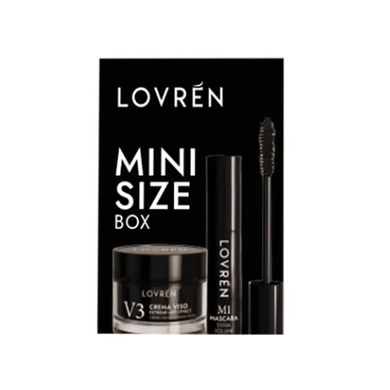 Lovrén Mini-Size Box Schwarz (M1 Mini Mascara + V3 Mini Gesichtscreme)
