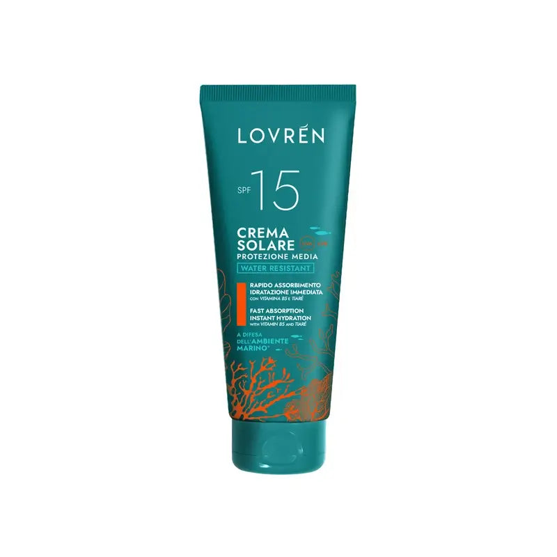 Lovrén Solaire Sonnenschutzcreme Spf15 Mittlerer Schutz, 100 ml