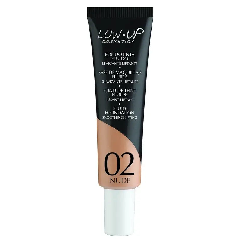 Low Up Fluid Foundation 02 Nude, 25 ml