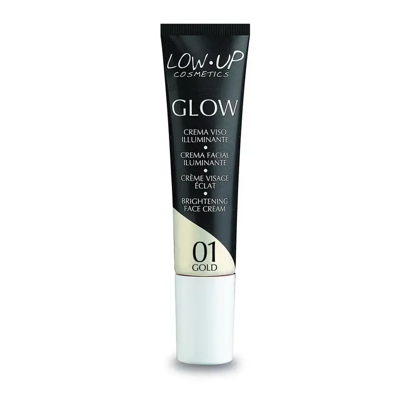 Low Up Glow Gold-Gesichtscreme für strahlende Haut, 10 ml