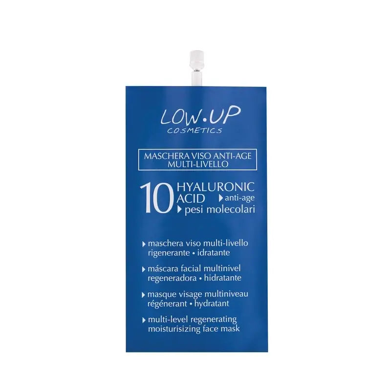 Low Up Gesichtsmaske mit Hyaluronsäure 10 Anti-Age, 20 ml