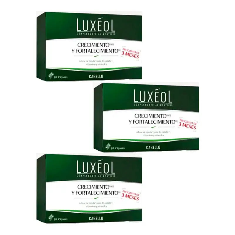 Luxeol Dichte, Wachstum & Stärke, Packung 3 x 90 Tabletten