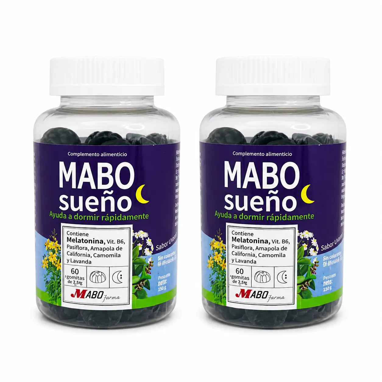 Mabonatur Mabosueño Erwachsene, 60 Gummibärchen