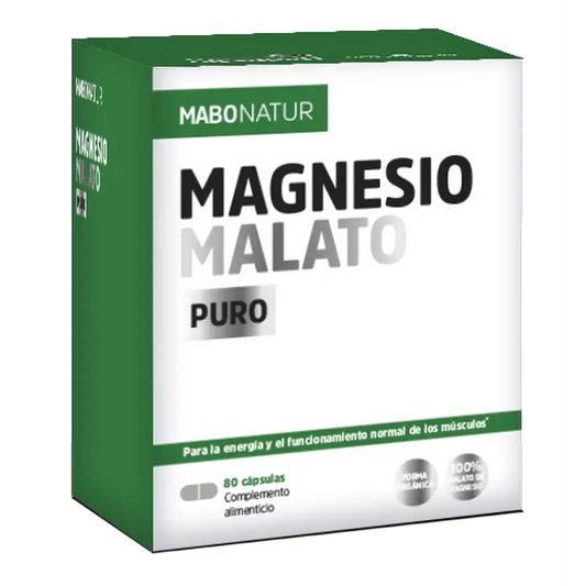 Mabonatur Reines Magnesium Malat, 80 Kapseln