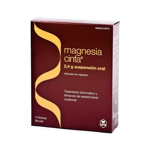Magnesia Cinfa 2,4 g 14 Sachets Suspension zum Einnehmen