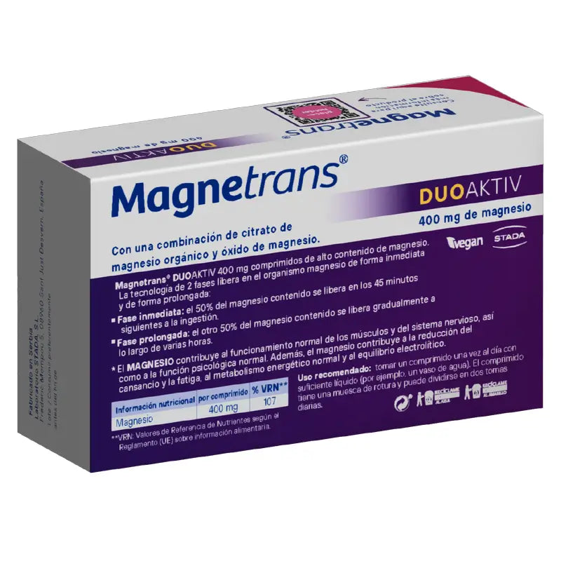 Magnetrans Magnetrans Duo Activ 400 mg Magnesium 20 Kapseln