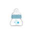 Mam Baby Crystal Babyflasche Wohlfühlen Matt Blau, 90Ml