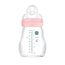 Mam Baby Crystal Babyflasche Wohlfühlen Matt Rosa, 170Ml