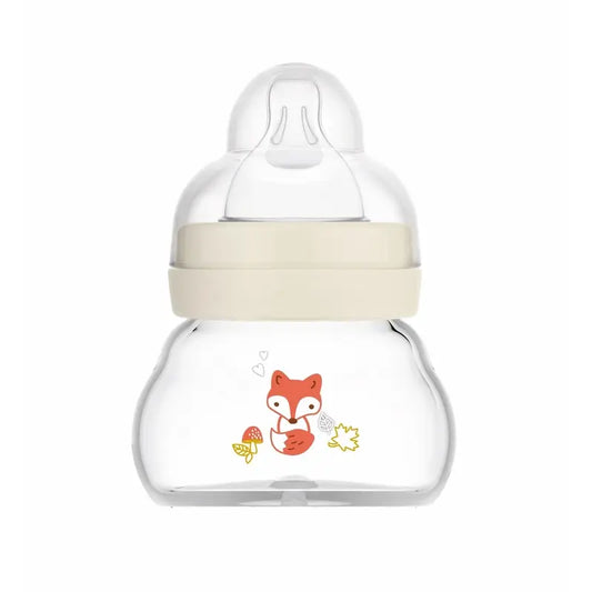 Mam Baby Babyflasche Crystal Feel Good Neutral Rosa, 90Ml
