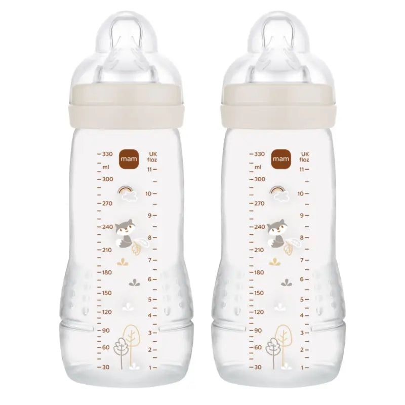 Mam Baby Easy Active Babyflasche Neutral Glänzend, 2X330Ml