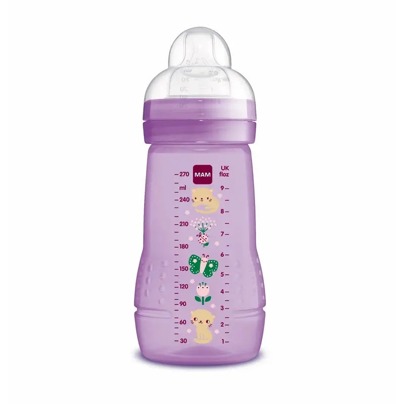 Mam Baby Easy Active Babyflasche Hellrosa, 270Ml