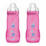 Mam Baby Easy Active Babyflasche Hellrosa, 2X330Ml