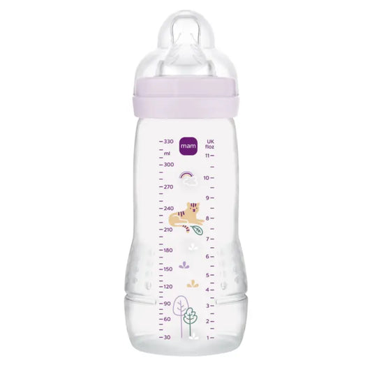 Mam Baby Easy Active Babyflasche Hellrosa, 330Ml