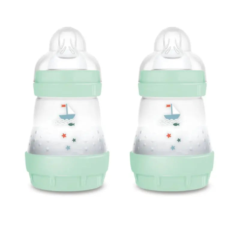 Mam Baby Easy Start Anti-Kolik-Flasche Hellblau, 2X160Ml
