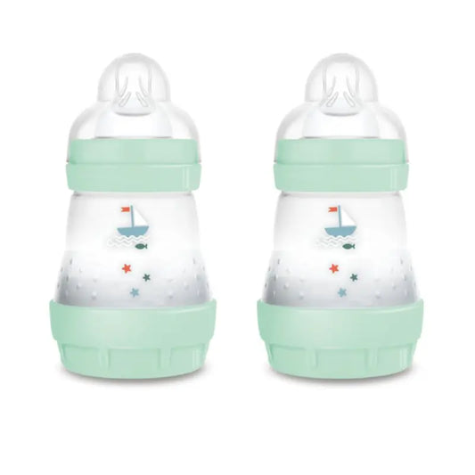 Mam Baby Easy Start Anti-Kolik-Flasche Hellblau, 2X160Ml