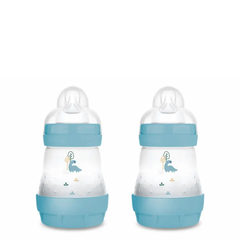 Mam Baby Easy Start Anti-Colic Flasche Blau Matt, 2X160Ml