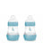 Mam Baby Easy Start Anti-Colic Flasche Blau Matt, 2X160Ml