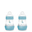 Mam Baby Easy Start Anti-Colic Flasche Blau Matt, 2X160Ml