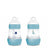 Mam Baby Easy Start Anti-Colic Flasche Blau Matt, 2X160Ml