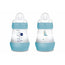 Mam Baby Easy Start Anti-Colic Flasche Blau Matt, 2X160Ml