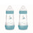 Mam Baby Easy Start Anti-Kolik-Flasche Blau Matt, 2X260Ml