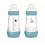 Mam Baby Easy Start Anti-Kolik-Flasche Blau Matt, 2X260Ml