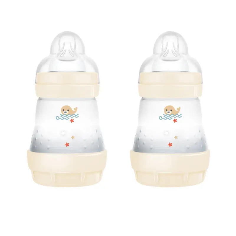 Mam Baby Easy Start Neutral Anti-Colic Flasche glänzend, 2X160Ml