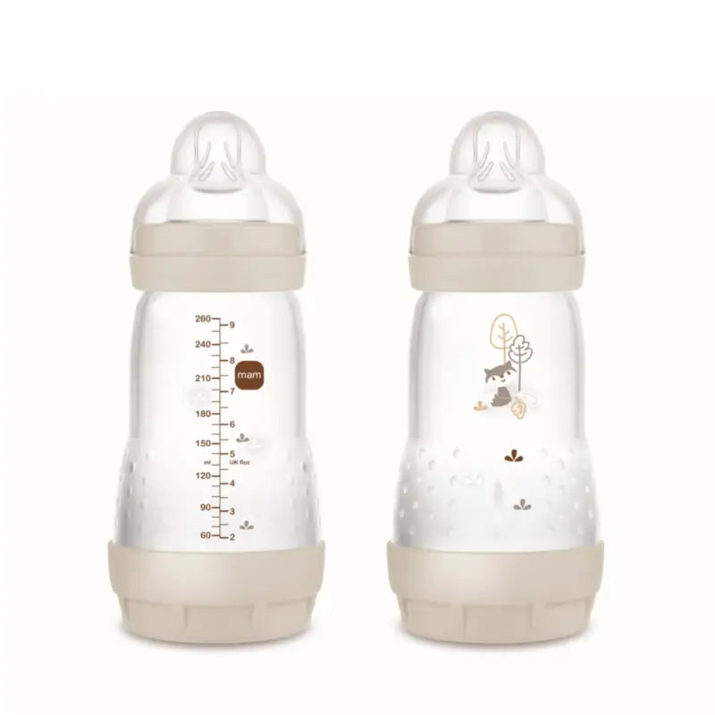 Mam Baby Easy Start Neutral Matt Anti-Colic Flasche, 2X260Ml