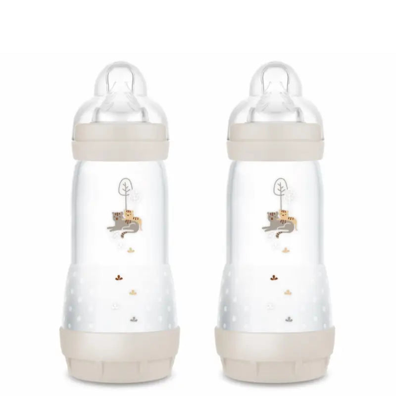 Mam Baby Easy Start Neutral Matt Anti-Colic Babyflasche, 2X320Ml
