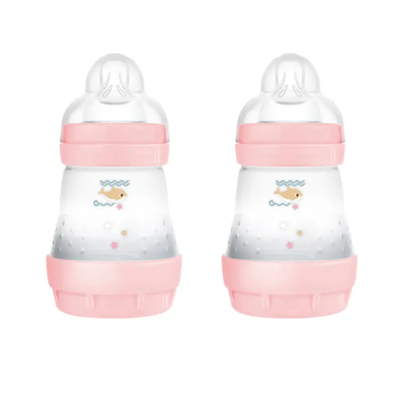 Mam Baby Easy Start Anti-Kolik-Flasche Hellrosa, 2X160Ml