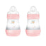 Mam Baby Easy Start Anti-Kolik-Flasche Hellrosa, 2X160Ml