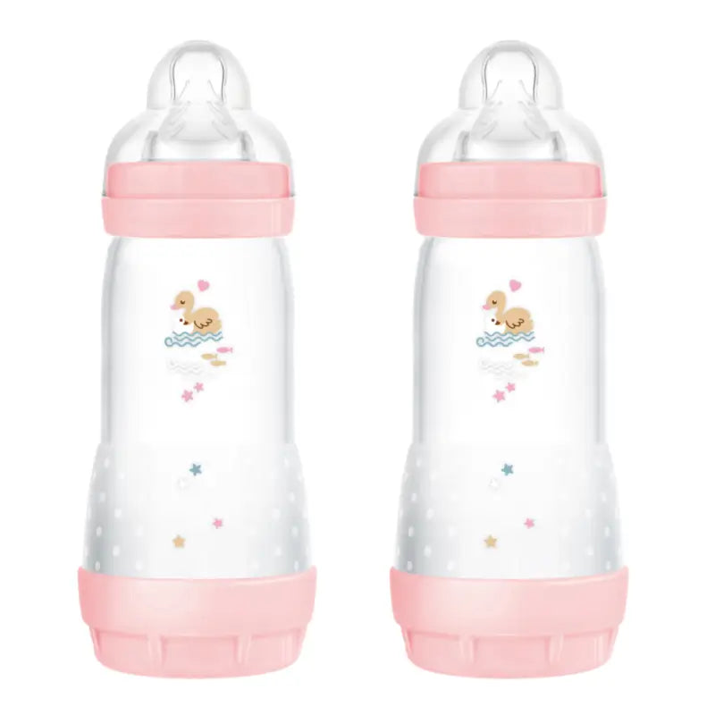 Mam Baby Easy Start Anti-Colic Flasche Hellrosa, 2X320Ml
