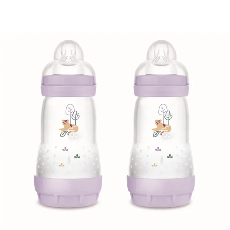 Mam Baby Easy Start Fütterung Flasche Anti-Colic Matt Rosa, 2X260Ml