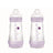 Mam Baby Easy Start Fütterung Flasche Anti-Colic Matt Rosa, 2X260Ml