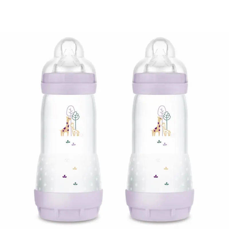 Mam Baby Easy Start Fütterung Flasche Anti-Colic Matt Rosa, 2X320Ml