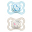 Mam Baby Schnuller Air Silikon Blau 2-6M, 2 Stück