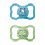 Mam Baby Schnuller Air Silikon Blau +6M, 2 Stück