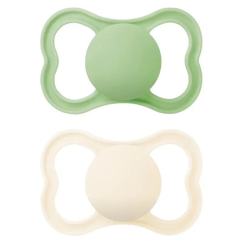 Mam Baby Schnuller Air Silikon Neutral +16M, 2 Stück