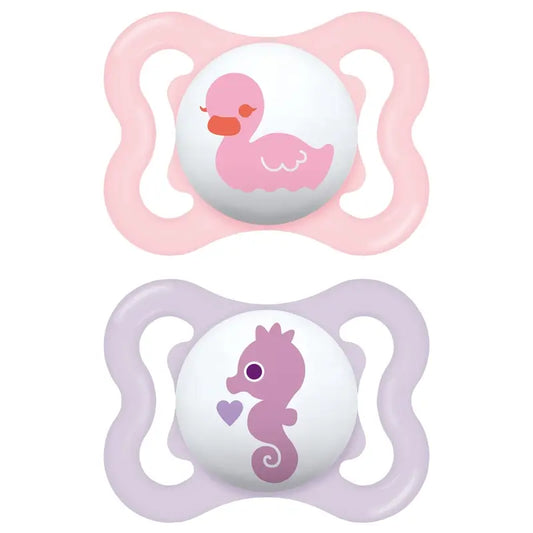 Mam Baby Schnuller Air Silikon Rosa 2-6M, 2 Stück