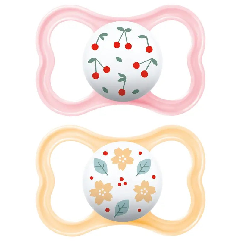 Mam Baby Schnuller Air Silikon Rosa +6M, 2 Stück