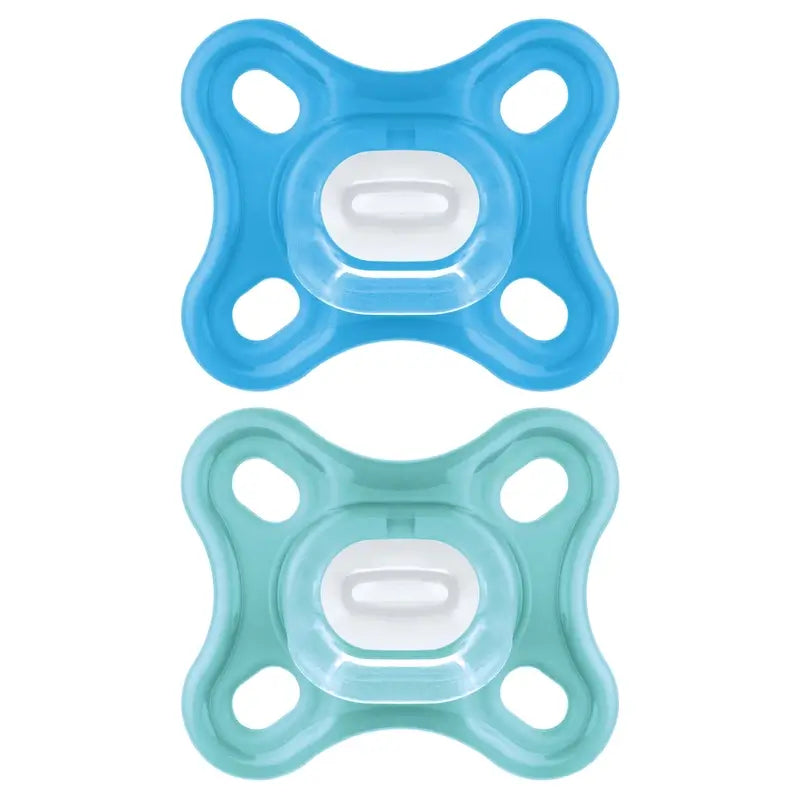 Mam Baby Comfort Schnuller Blau 0-3M, 2 Stück