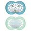 Mam Baby Original Silikon Schnuller Blau +6M, 2 Stück
