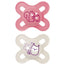Mam Baby Schnuller Original Start Silikon Rosa 0-2M, 2 Stück