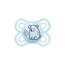 MAM Baby Schnuller Perfect 2-6 m Silikon Matt Blau