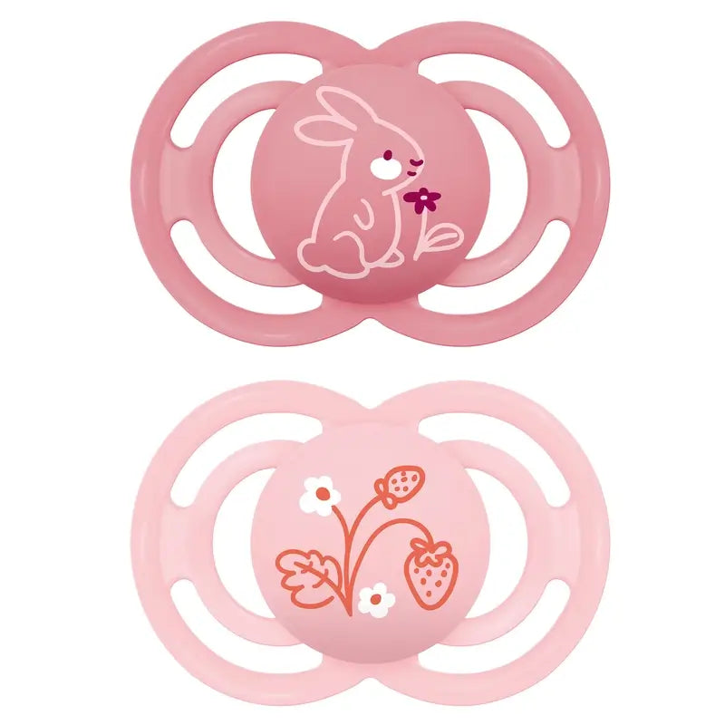 Mam Baby Schnuller Perfekt Silikon Rosa +16M, 2 Stück