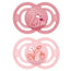 Mam Baby Schnuller Perfekt Silikon Rosa +16M, 2 Stück