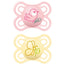 Mam Baby Schnuller Perfekt Silikon Rosa 2-6M, 2 Stück