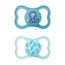 Mam Baby Supreme Silikon Schnuller Blau +16M, 2 Stück